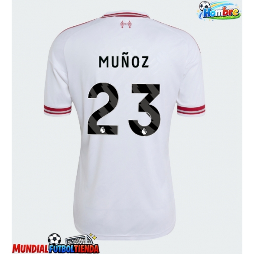 Camiseta Liverpool Victor Munoz #23 Segunda Equipación Replica 2026-27 mangas cortas